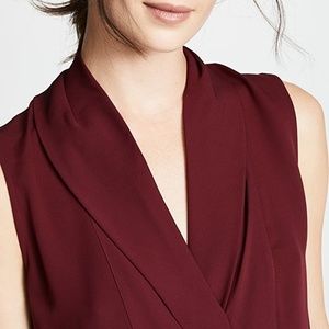 NWT Theory Shawl Cowl Silk Top